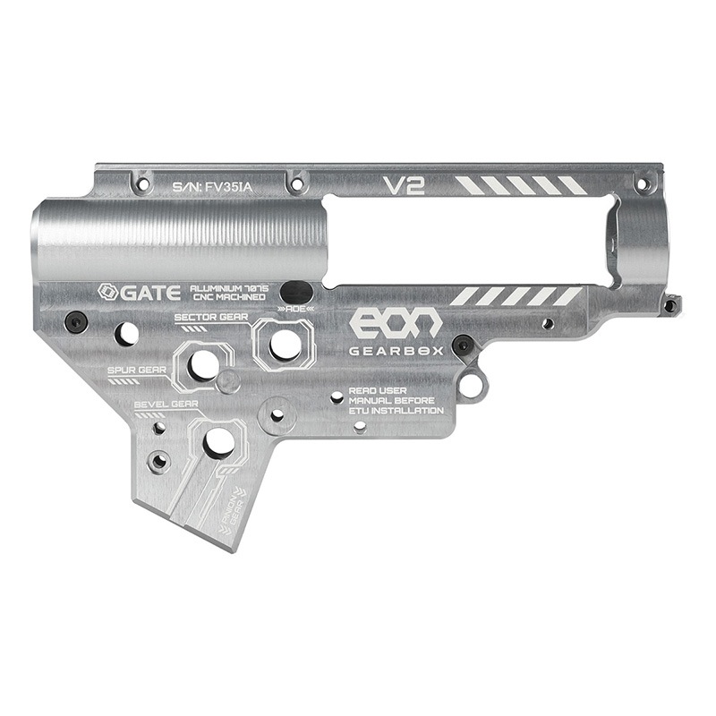 GATE EON V2 アルミニウム ギアボックス Ti 電動ガン Ver2 メカBOX