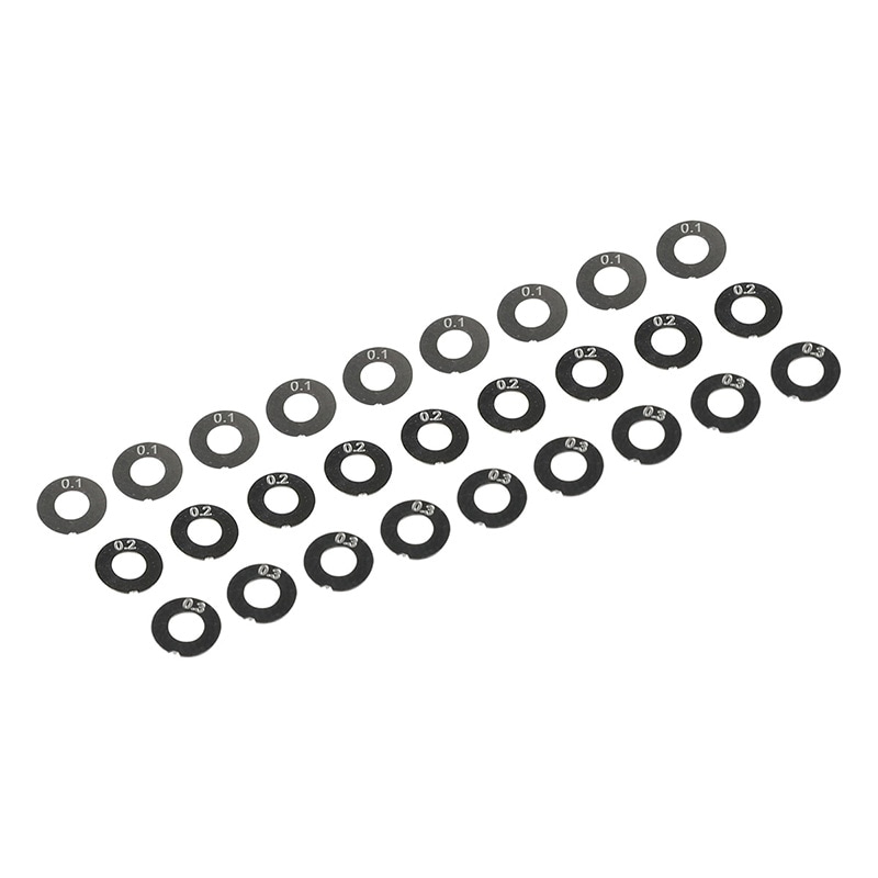 CNC PRODUCTION ステンレス シムセット 0.1/0.2/0.3 各9枚 厚さ表記