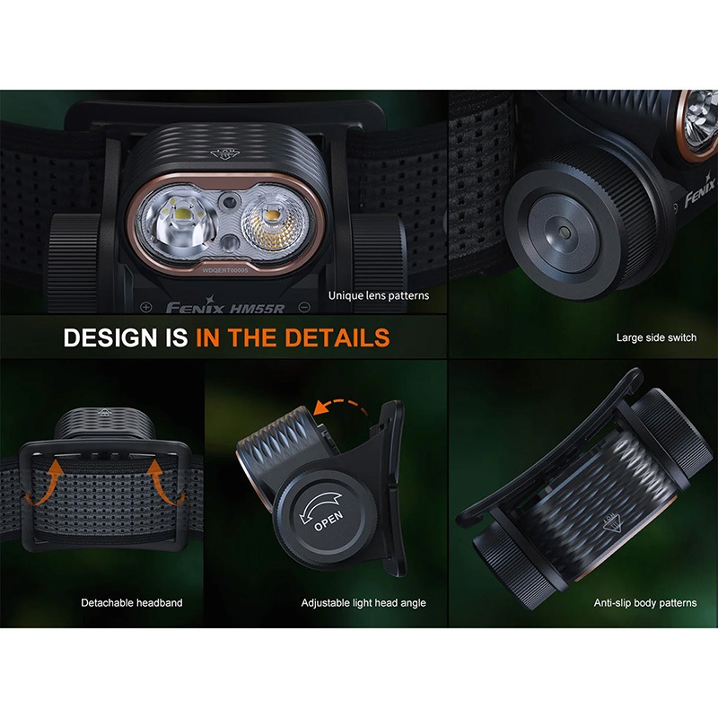 FENIX(フェニックス) HM55R マルチLED軽量 アルミニウム合金製 ヘッド