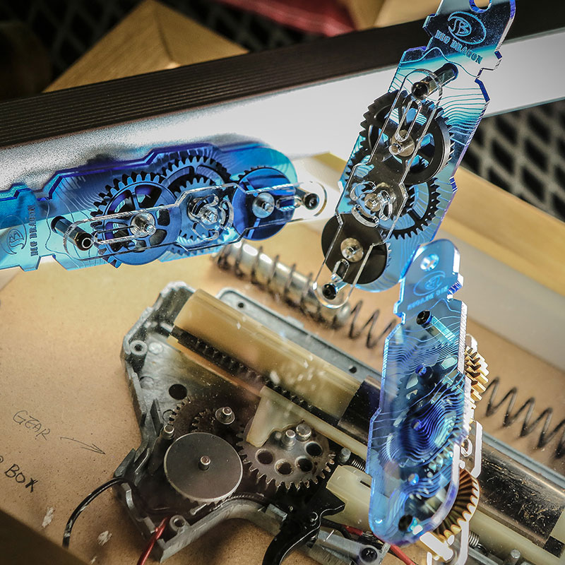 BIGDRAGON ビッグドラゴン 軽量 チタン ギアセット 18：1 セクター