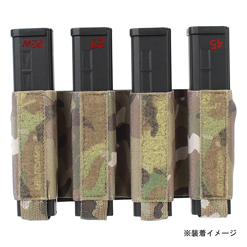 ユーゴスラヴィア人民軍M56サブマシンガン四連レザーマガジンポーチ Yugoslavian Surplus M56 SMG 4-Cell Leather Magazine Pouch