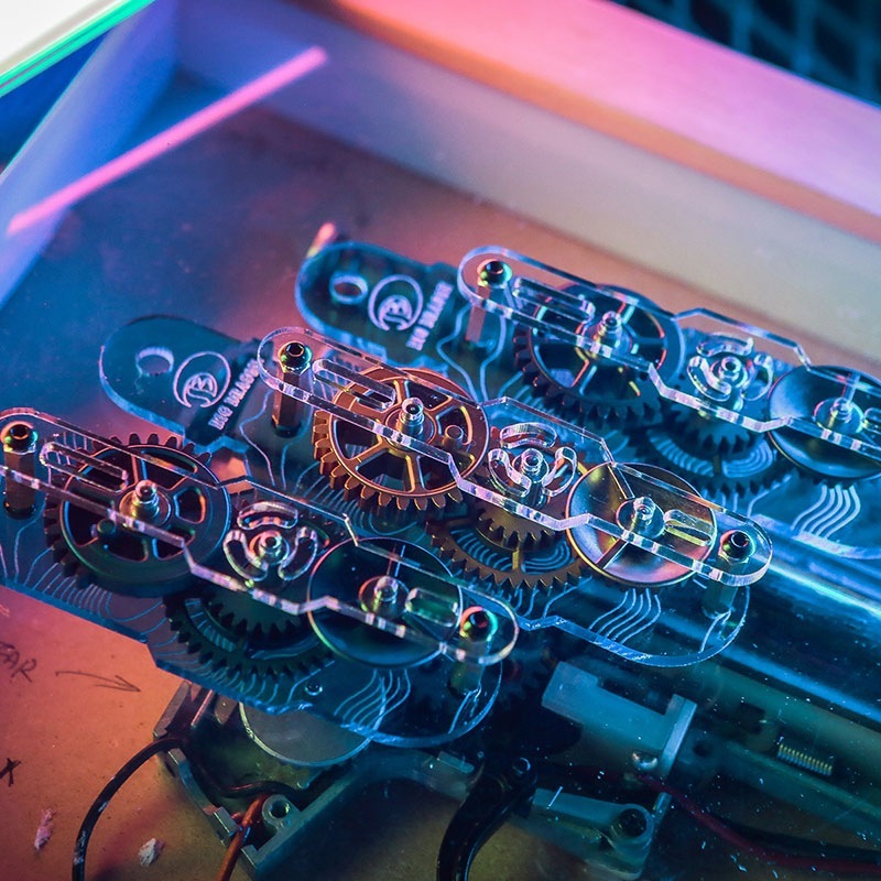 倉庫整理品 エアガンセット 未確認 BIGDRAGON ビッグドラゴン 軽量 チタン ギアセット 16：1 セクター