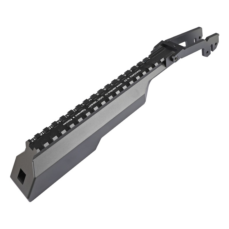 ak用　ダストカバー　マウントレール ブラック ARMY FORCE 製 電動ガン AKシリーズ 対応 20mm レール ダスト