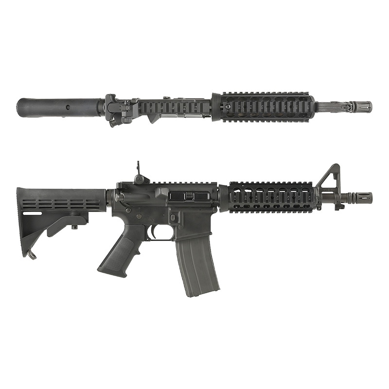 GHK M4 RAS ハンドガード 20mmレイル メタル製 ガスブロ用 Amazon | クワッドレイルハンドガードシステム RIS RAS
