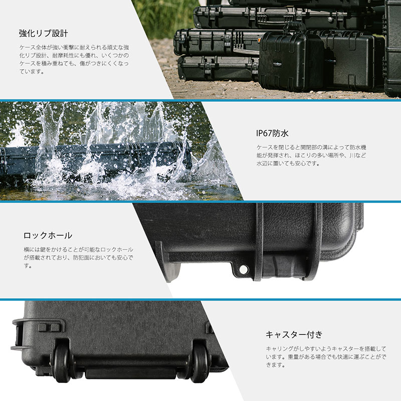 ［アオリイカ］ エアガンセット ハードケース付き HTGベーシック ハードガンケース ライフルケース エアガン サバゲー