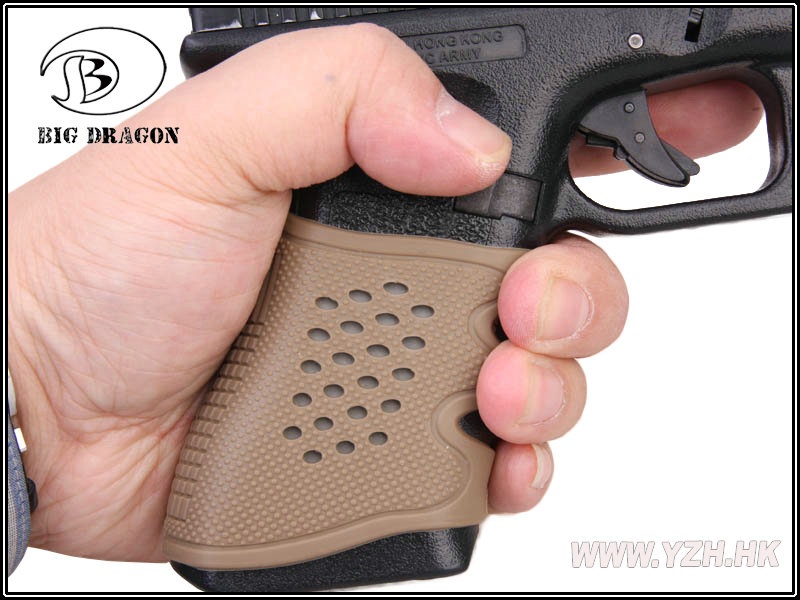 HOGUE GLOCK17用 グリップスリーブ HandAll ビーバーテイル