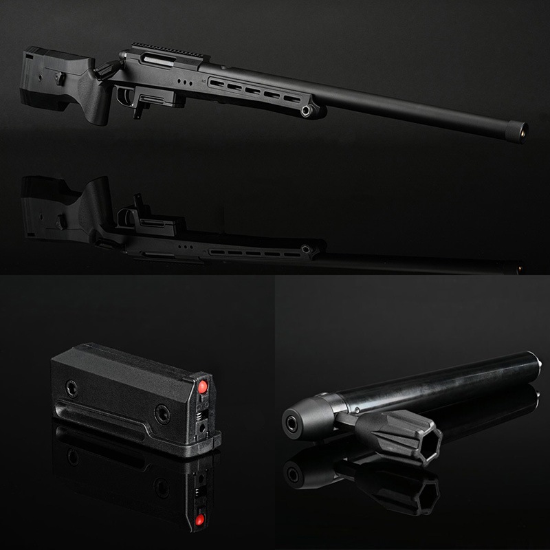 エアソフトガン ブラックモデル Silverback TAC-41P ボルトアクションライフル Black(JP Ver