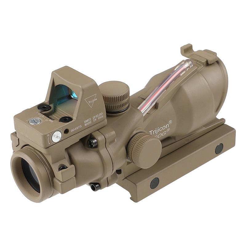 Trijicon ACOGスコープ レプリカ 集光タイプ RMRなど付属 Pセール】TR ACOG4×32スコープ＆RMRドットレプリカ 集光チューブ式