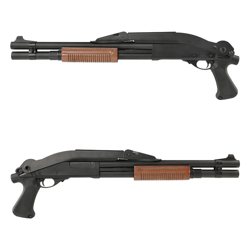 Golden Eagle M870 ガスショットガン RealWood/Top-Folding Stock仕様