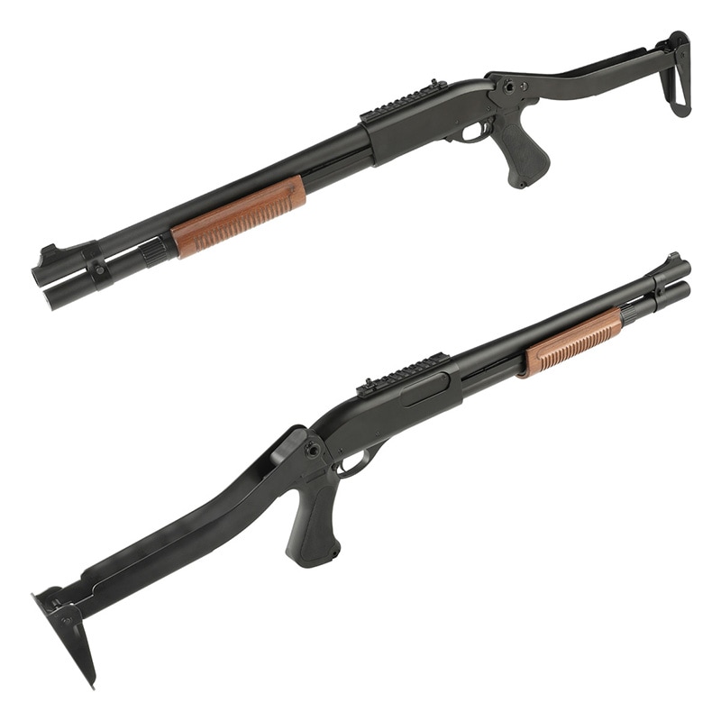 Golden Eagle M870 ガスショットガン RealWood/Top-Folding Stock仕様