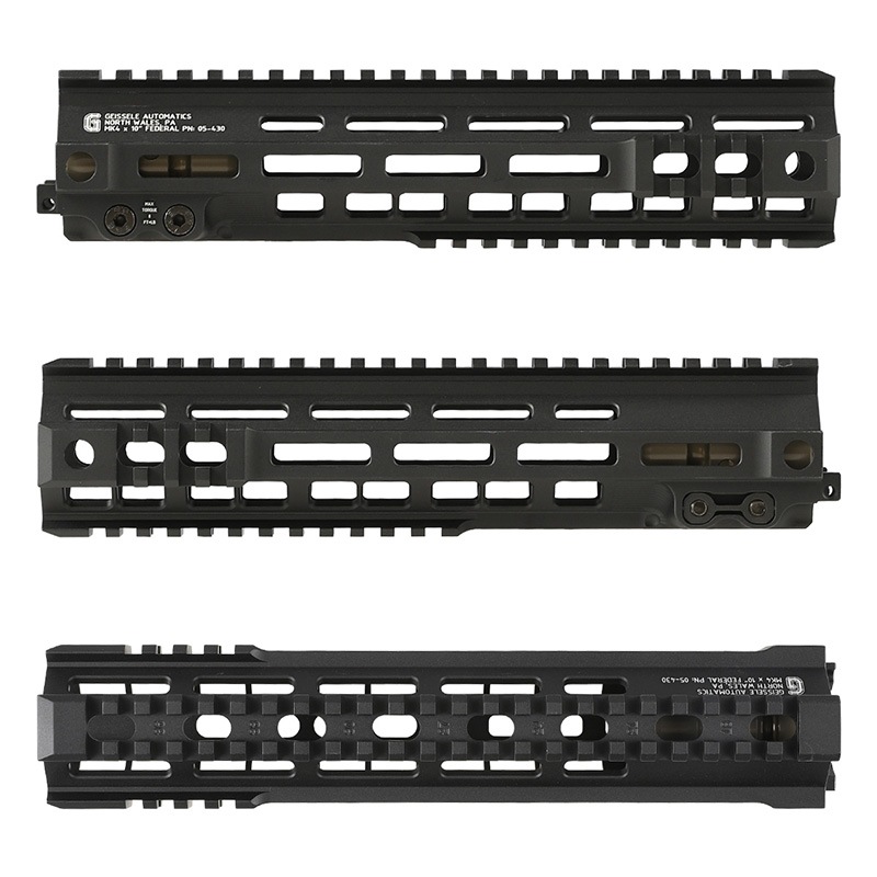 Zparts geissleハンドガード MARUI MK4 10inch Zparts Geissele Mk4 10inch M-LOKハンドガード Federal刻印