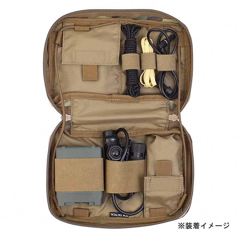 PEW Tactical Housekeeper ユーティリティポーチ Black(MOLLE対応