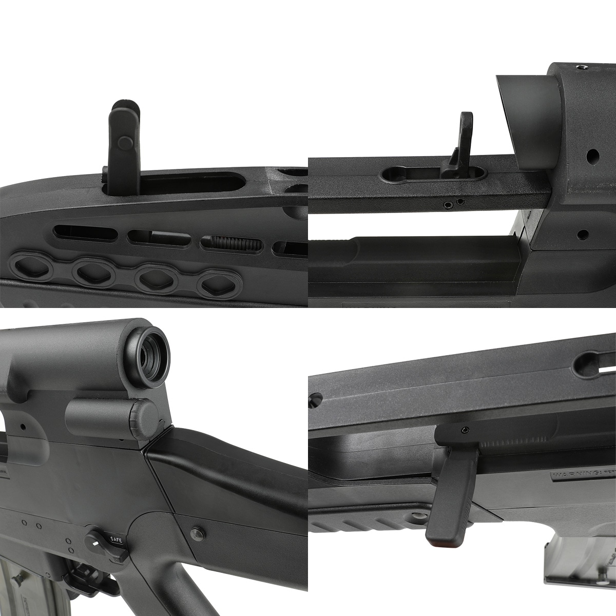 エアソフトガン ブラック フルサイズ SRC H&K XM8-R フルサイズ電動ガン ライフル NV Black (JP Ver