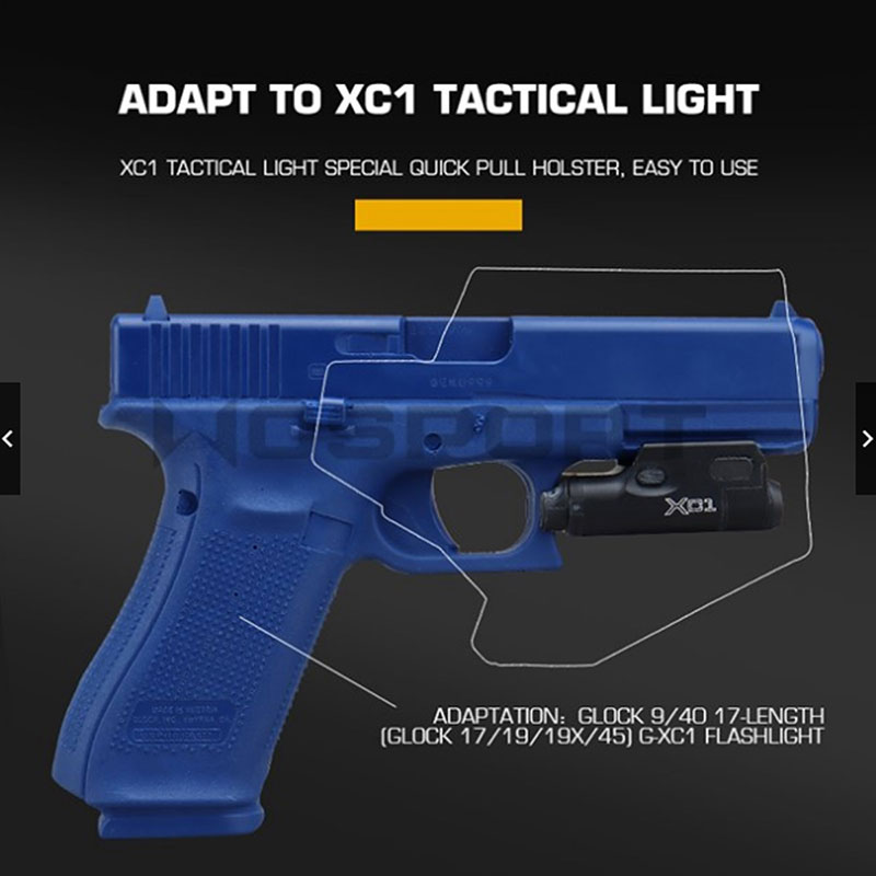 WoSporT カイデックスホルスター SF XC1 (G17/19/19X/45) BK