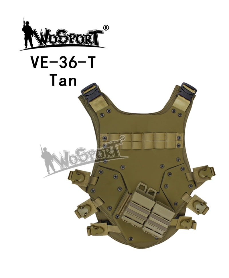 WoSporT トランスフォーマー タクティカルベスト TAN | サバゲー装備品