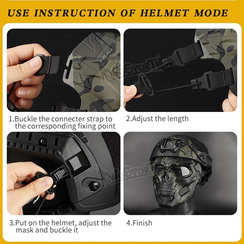 BFセール】WoSporT スカルメッセンジャーマスク CP | ヘッドウェア