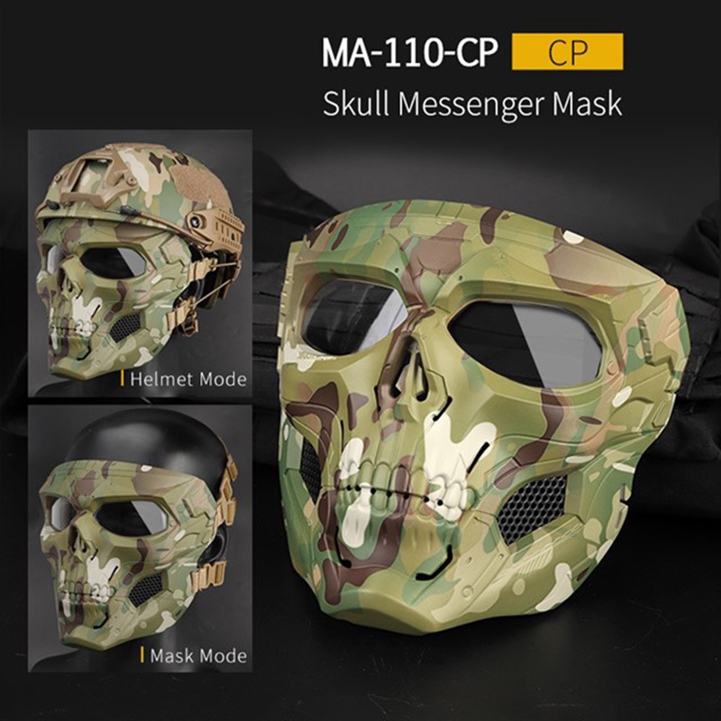 BFセール】WoSporT スカルメッセンジャーマスク CP | ヘッドウェア