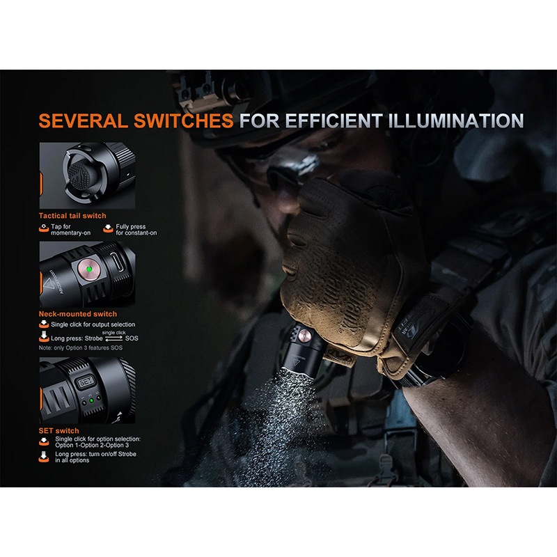 FENIX(フェニックス) PD35R ACE マルチモード タクティカルフラッシュ