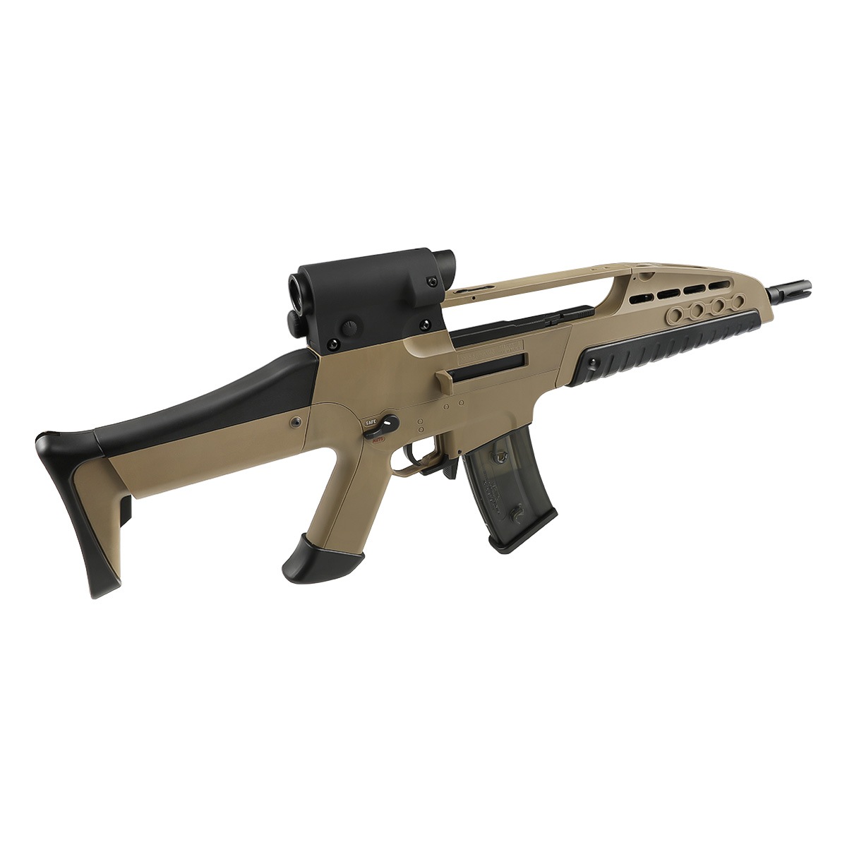 アサルトライフル タンカラー SRC H&K XM8 フルサイズ電動ガン ライフル NV Desert (JP Ver