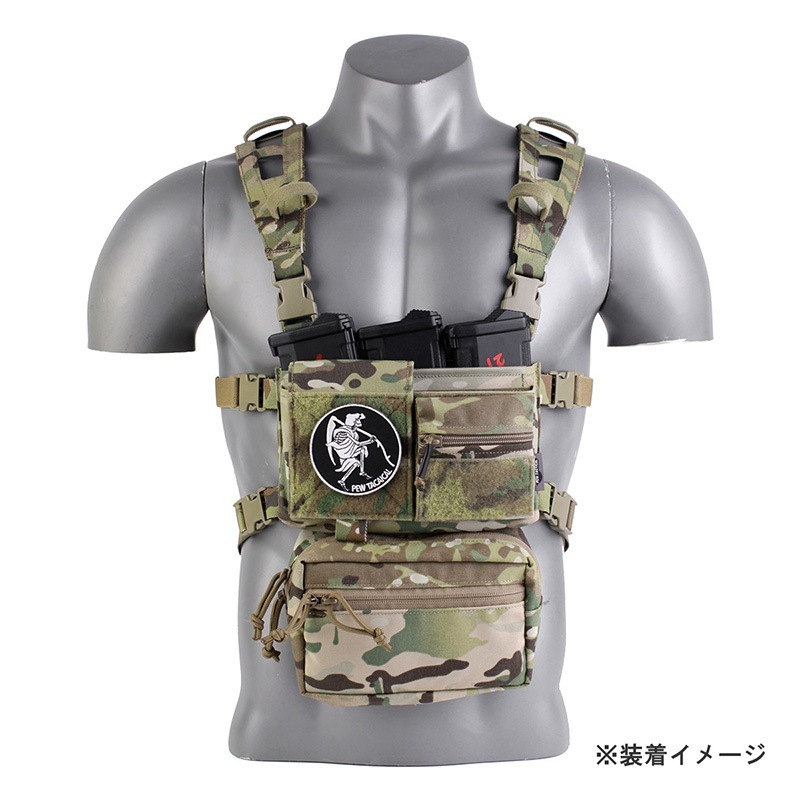 PEW Tactical CPスタイル エアライトチェストリグ ファットストラップ