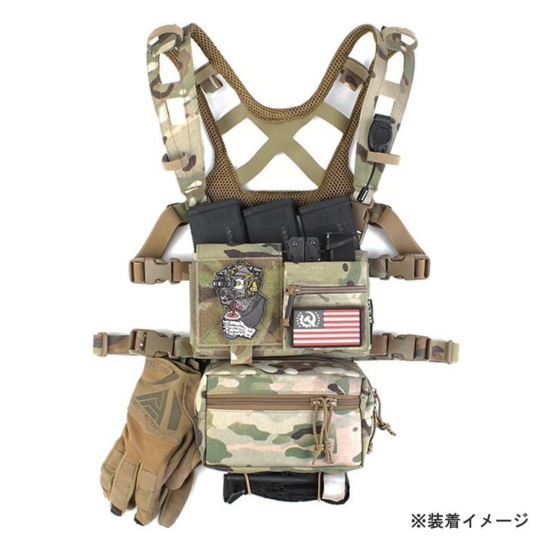 PEW Tactical CPスタイル エアライトチェストリグ ファットストラップ