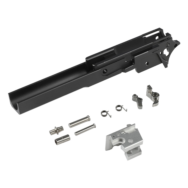 5KU CNCアルミ削り出し 4.3インチ ミドルフレーム Type1 Black (東京