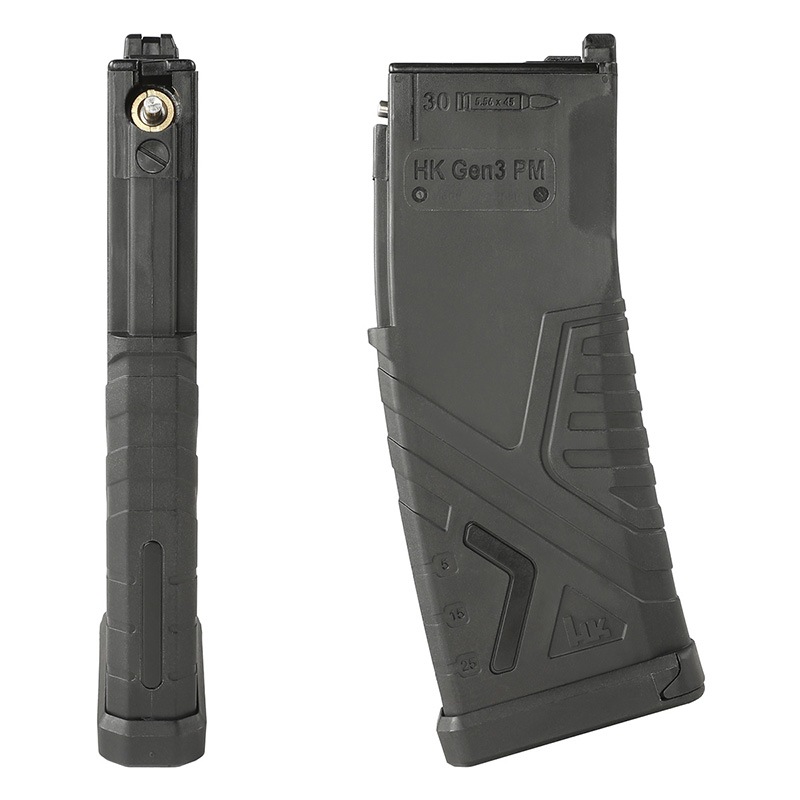 WE M4 CO2 マガジン３本 バージョン2 GHK CO2マガジン HK Gen3 PMスタイル HK416 AR M4用 スペア