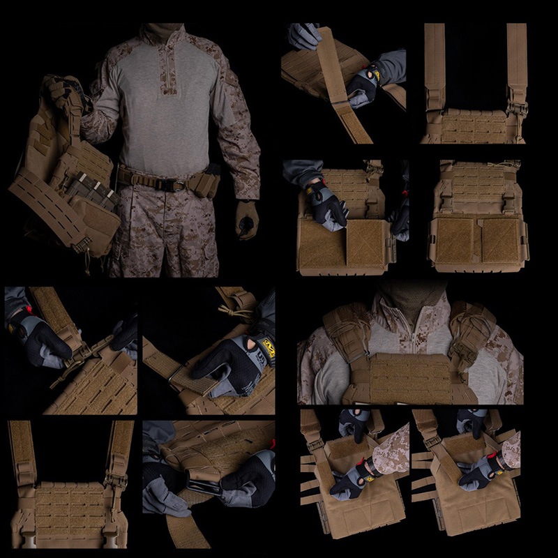 WoSporT ARC Design プレートキャリア V2 MOLLE CoyoteBrown