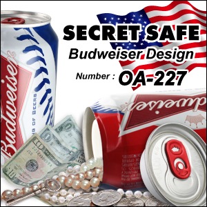 隠し金庫 OA-227 缶ビールBudweiser型 SECRET SAFE 隠し金庫 OA-227 缶ビールBudweiser型 SECRET SAFE