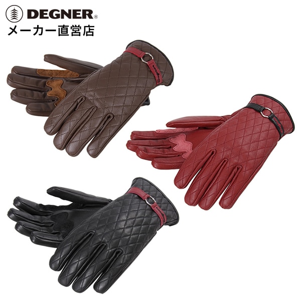 レディースレザーグローブ Ladie S Leather Gloves Frwg 25 バイクの革ジャンやレザージャケットなら Degner Top デグナーオンライン
