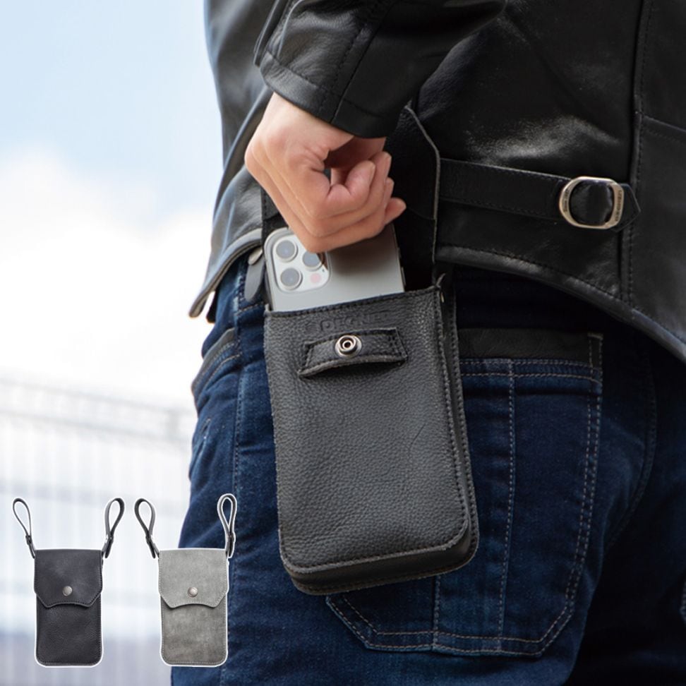 レザースマートフォンケース[W-124]