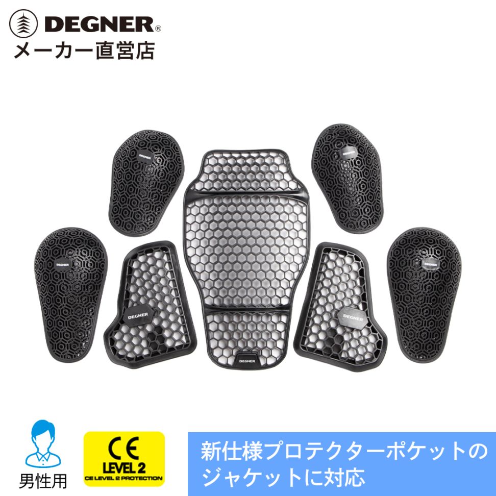 【プロテクターセット】すべてCE規格レベル2のフル装備！