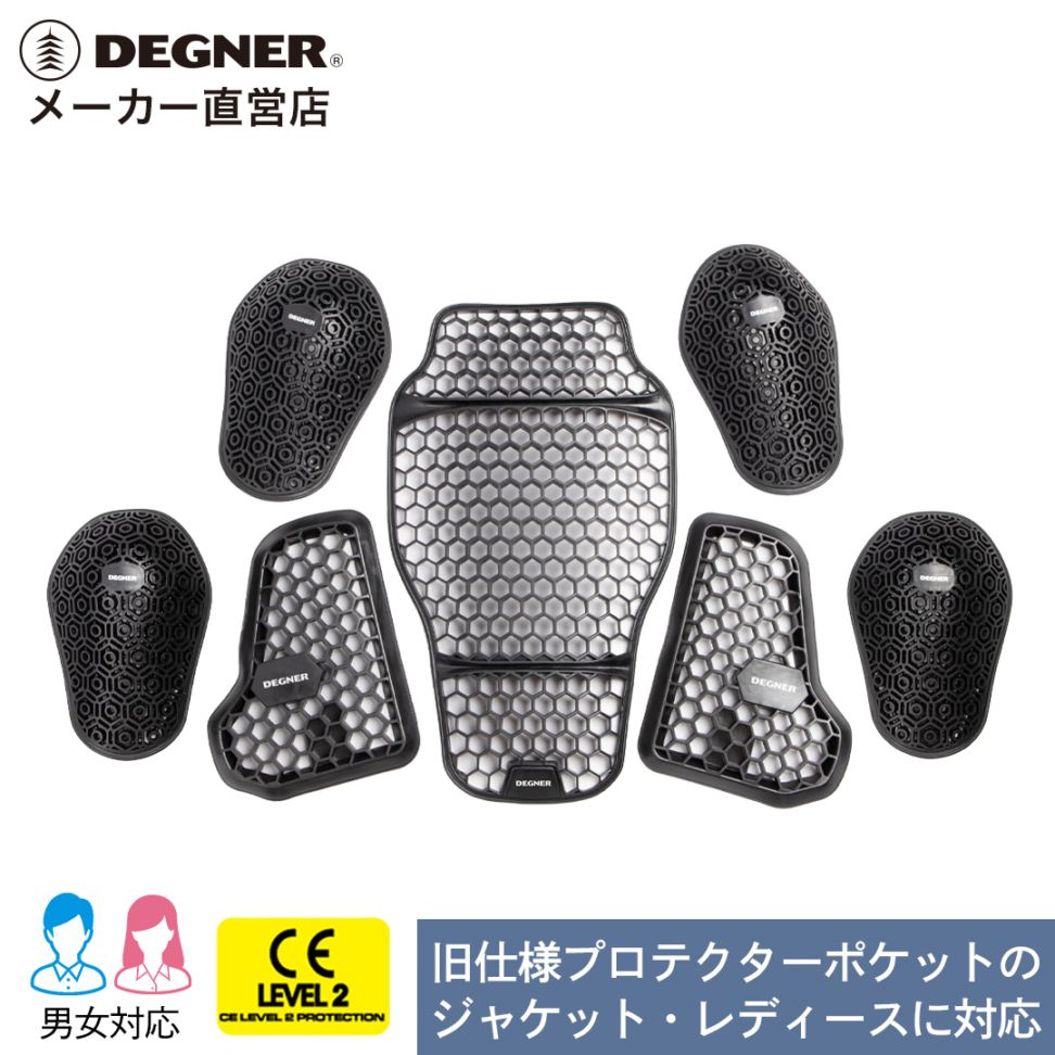 【プロテクターセット】すべてCE規格レベル2のフル装備！