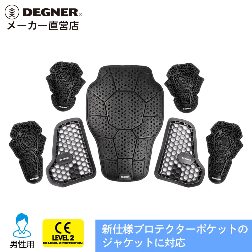 【プロテクターセット】すべてCE規格レベル2のフル装備！