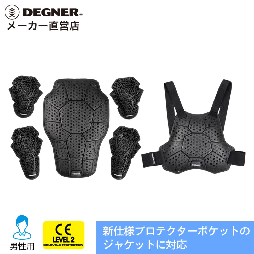 【プロテクターセット】独立型の胸プロテクターのフル装備！