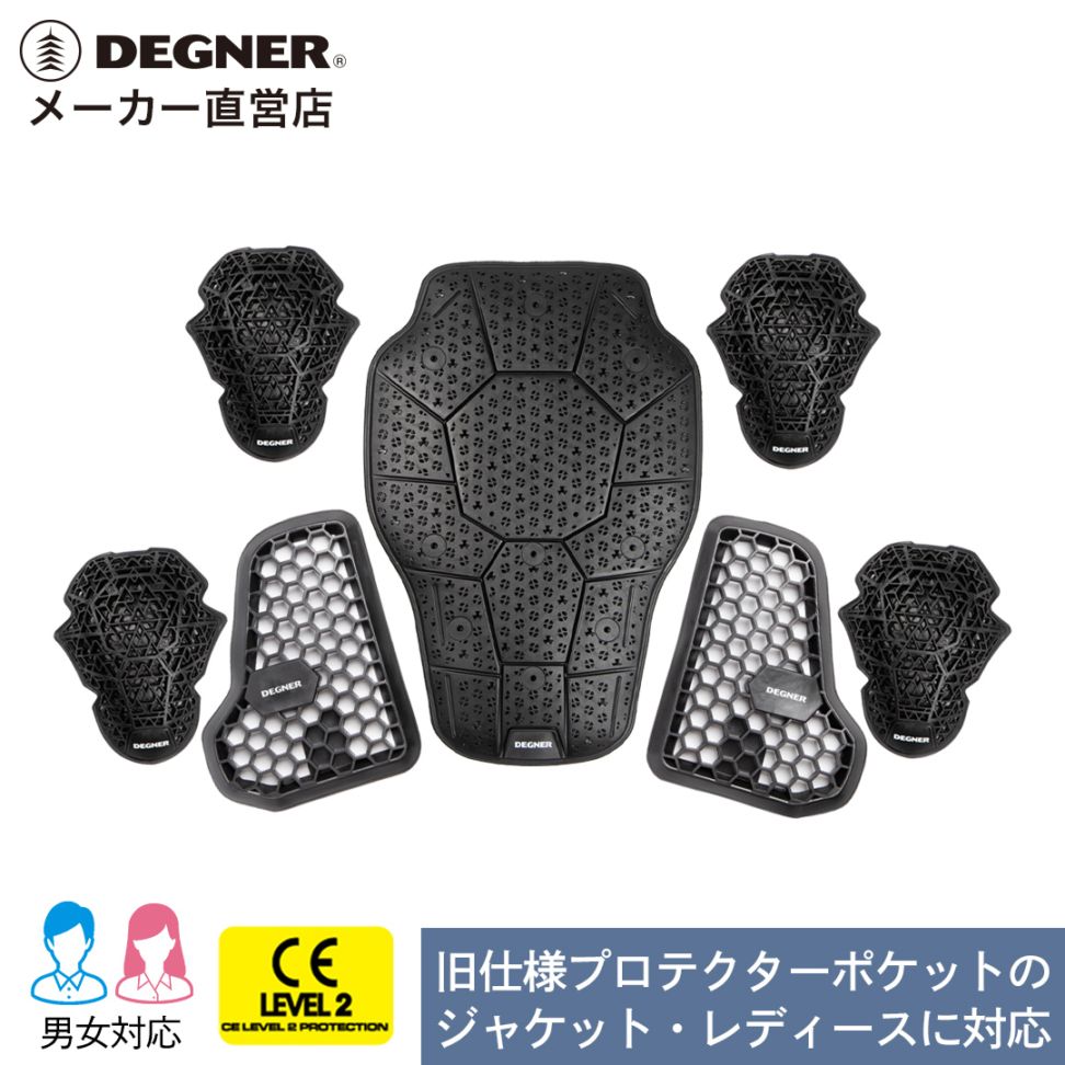 【プロテクターセット】すべてCE規格レベル2のフル装備！