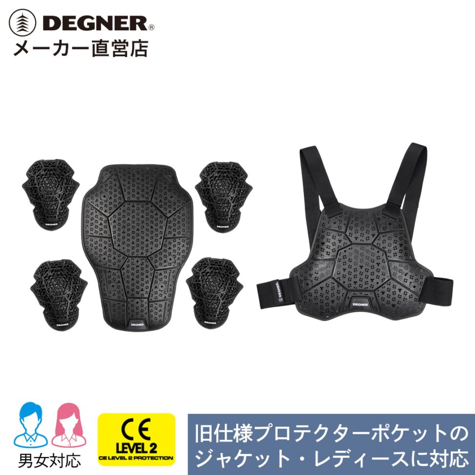 【プロテクターセット】独立型の胸プロテクターのフル装備！