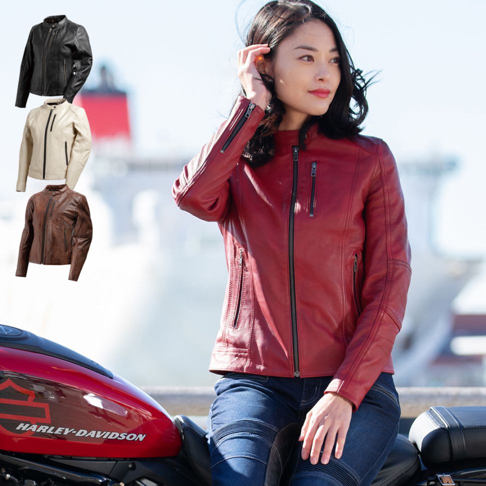 【新モデル】レディースレザージャケット[FR20SJ-9A]