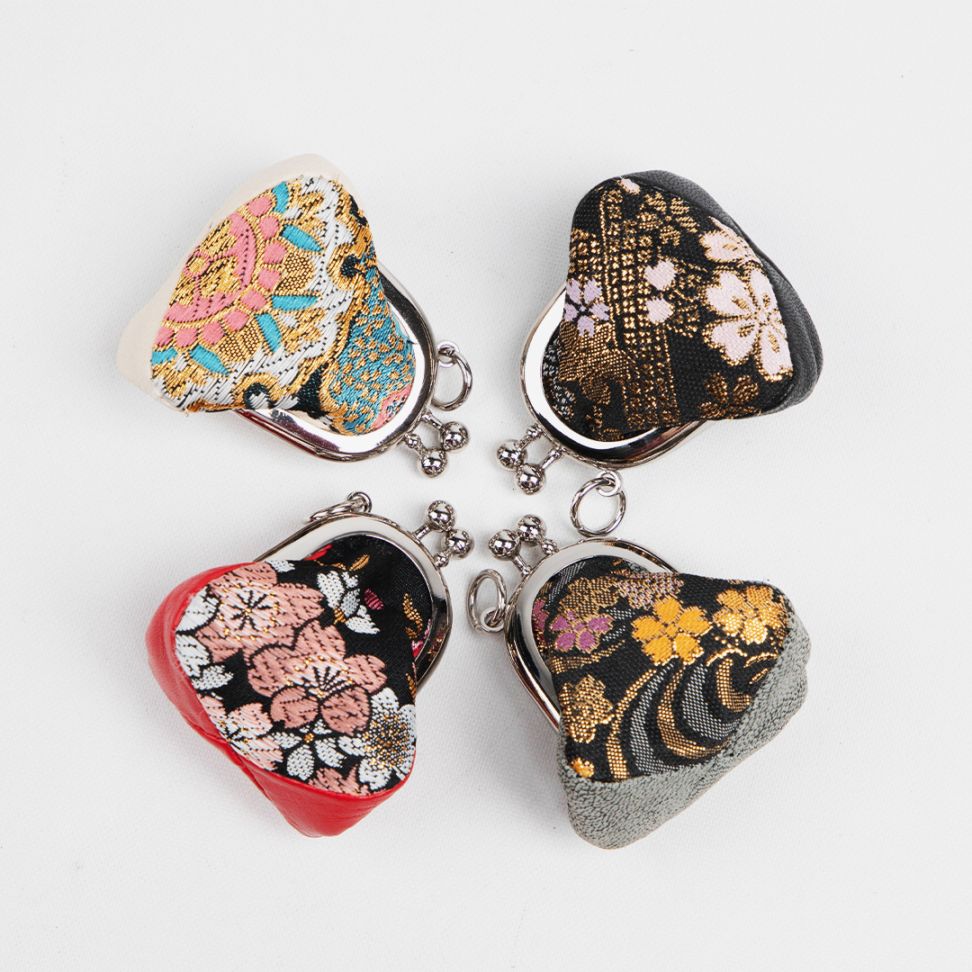 花山がま口コインケース[W-141K]