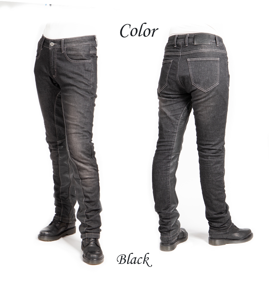 バイク 裏フリースデニムパンツ レディース[FRP-35] ウェア,レディース