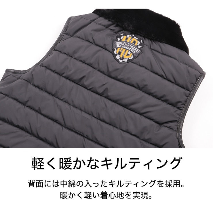 バイク アビエーターレザーベスト [V-18] すべてのアイテム デグナー