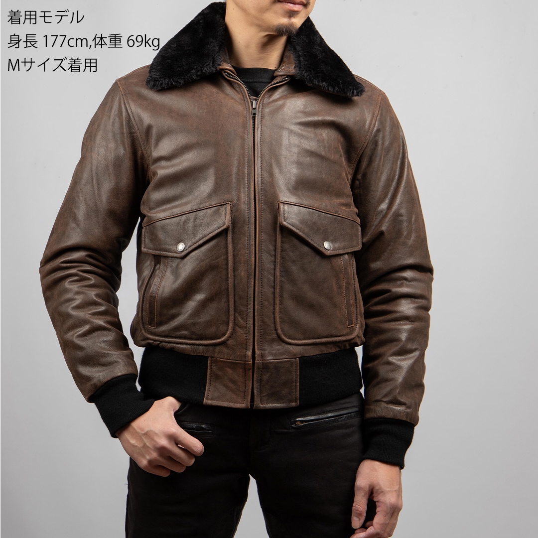 ヴィンテージフライトレザージャケット/VINTAGE FLIGHT LEATHER JACKET