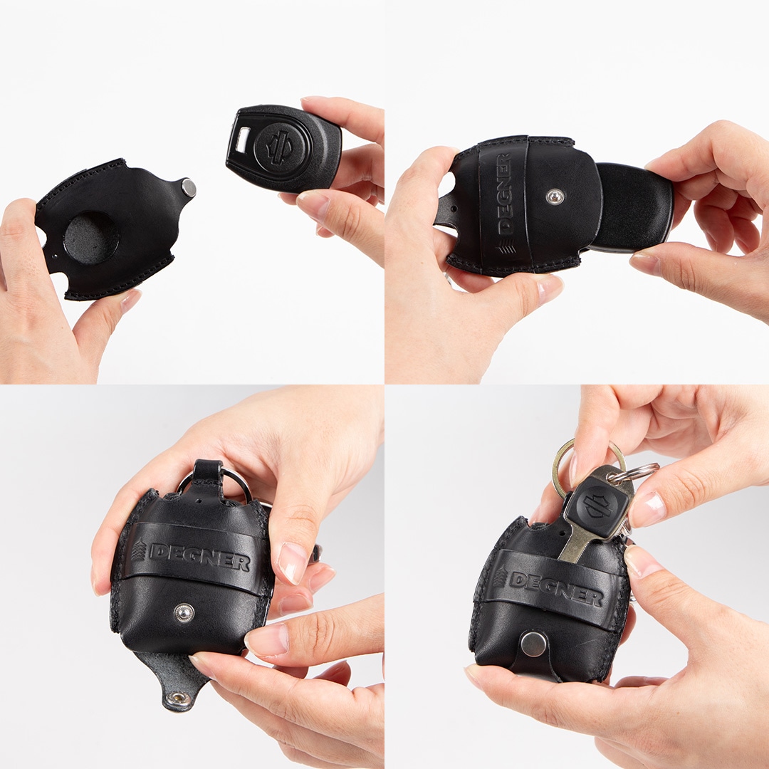 バイク レザーキーフォブケース[K-74] レザーアイテム,キーケース