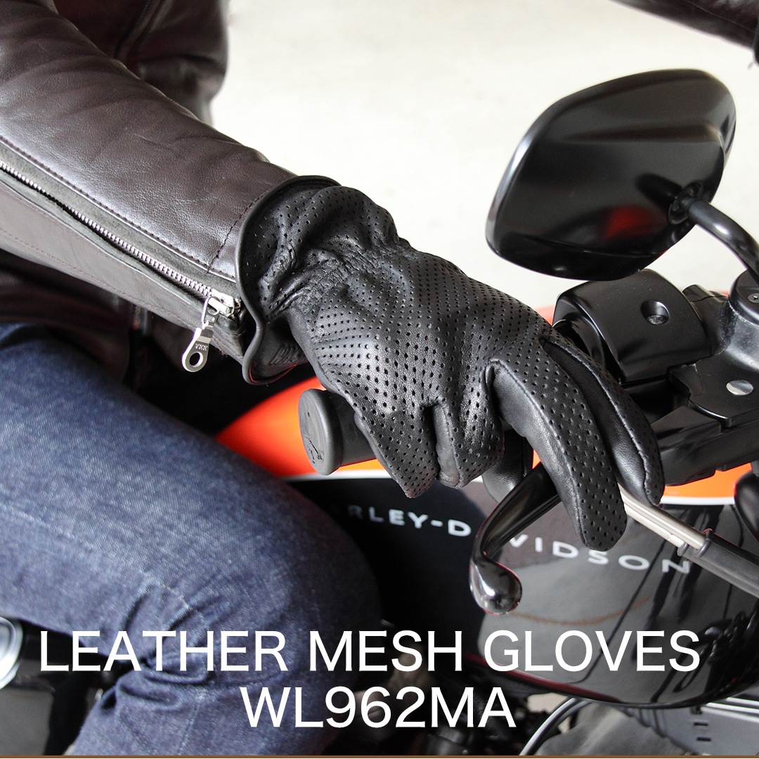 未使用　定価3.5万　ディーゼル　Dロゴ　バイカー　レザーグローブ　ラムレザー 3030004881616673_01_2324w.jpeg