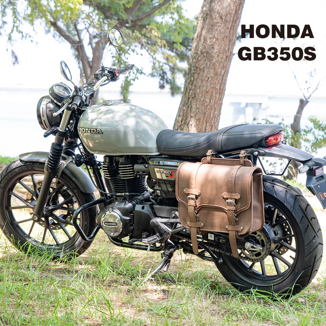 バイク レザーサドルバッグ[SB-102A] バイク取付バッグ