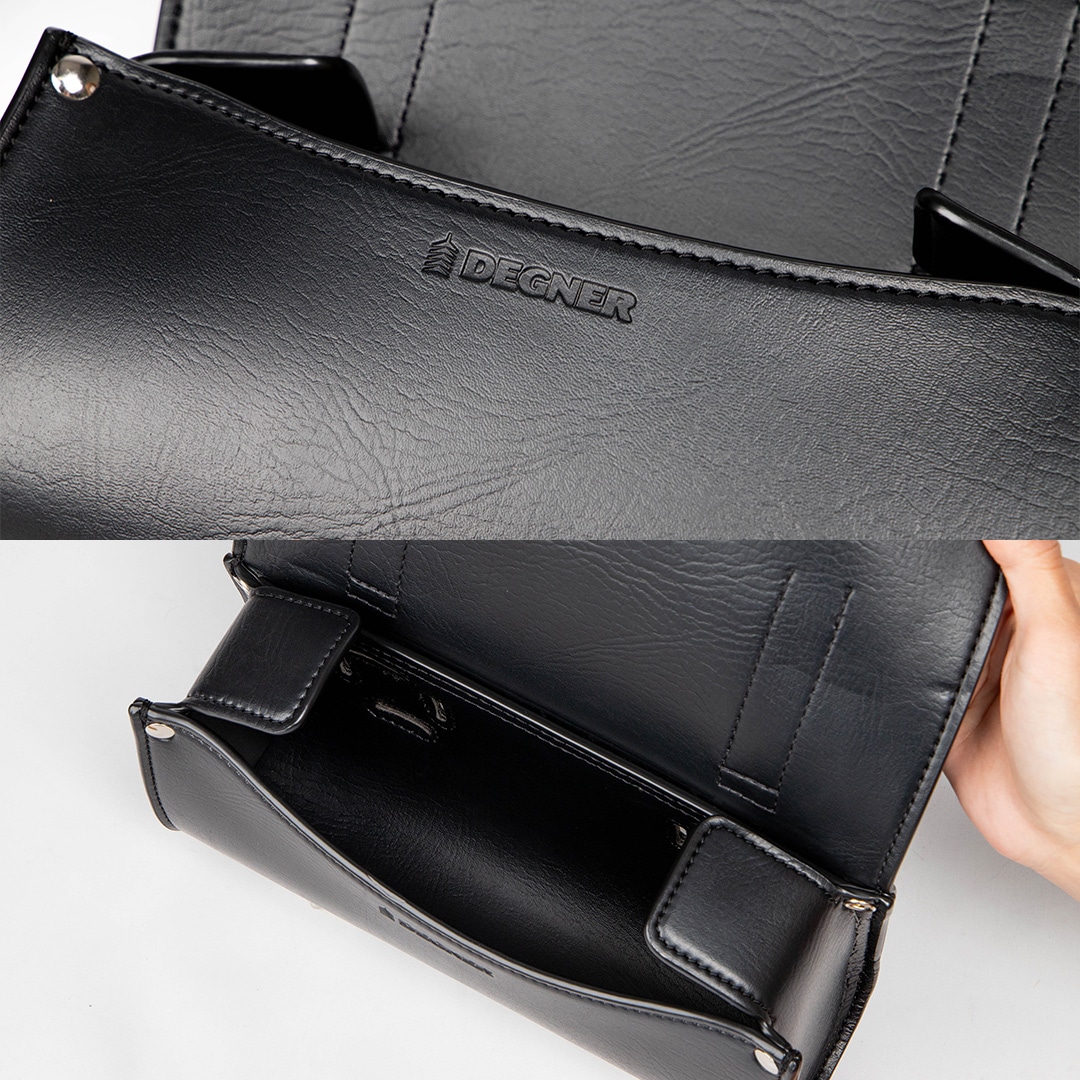 バイク シンセティックレザーツールバッグ[DTB-3] バイク取付バッグ