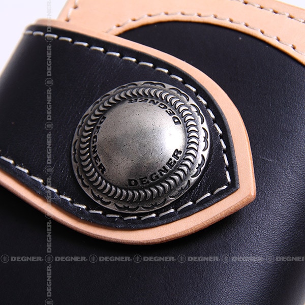 バイク レザーウォレット[W-90-BKTAN] レザーウォレット,ロング