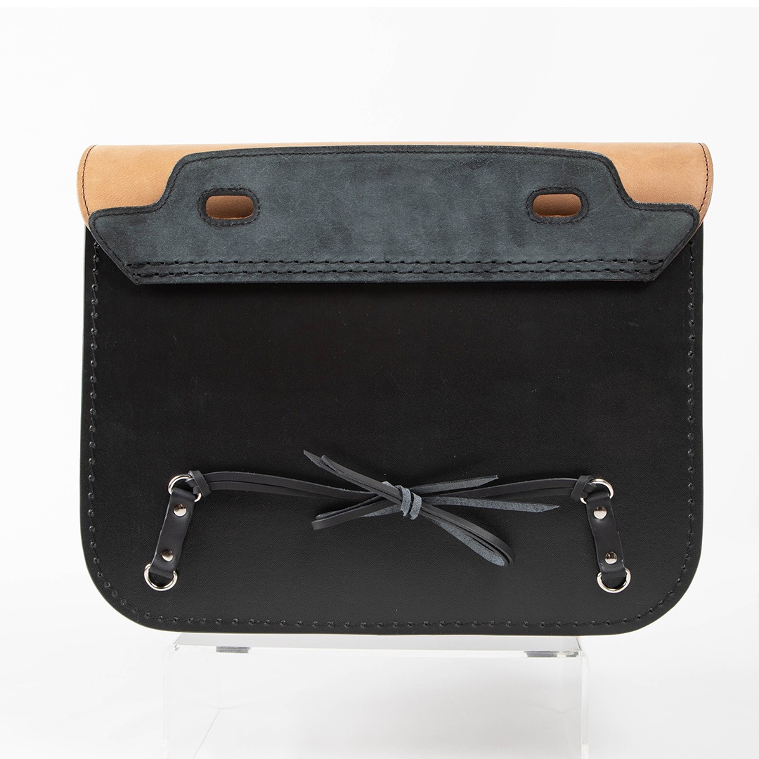 バイク レザーサドルバッグ[SB-114] バイク取付バッグ,アメリカン