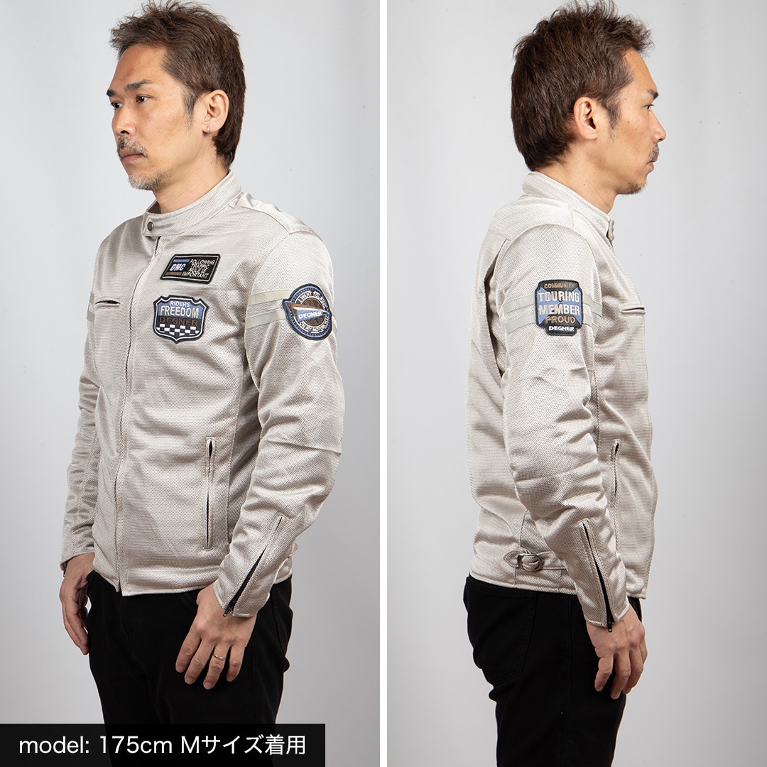 バイク テキスタイルフルメッシュジャケット[25SJ-6] ウェア,メンズ