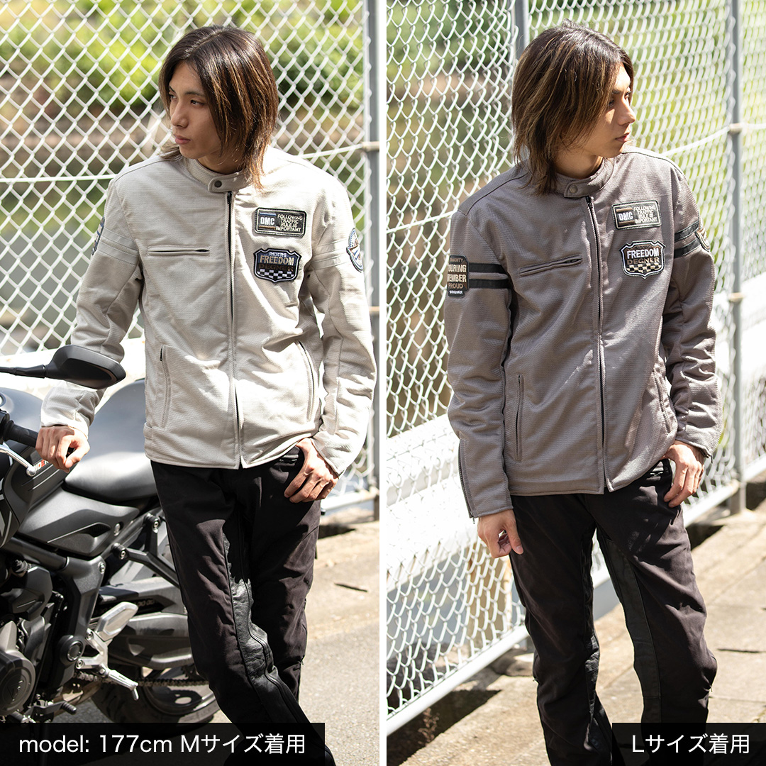 バイク テキスタイルフルメッシュジャケット[25SJ-6] ウェア,メンズ